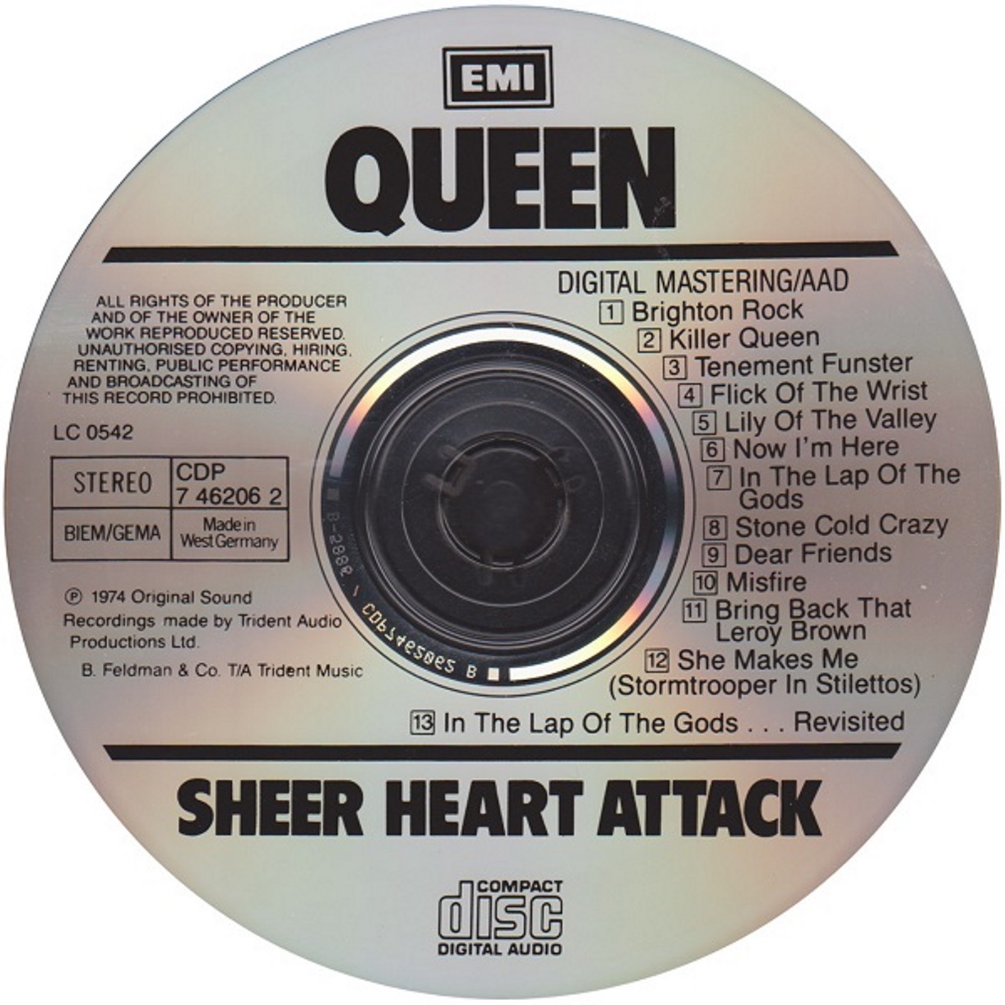 Queen  Sheer Heart Attack : CD